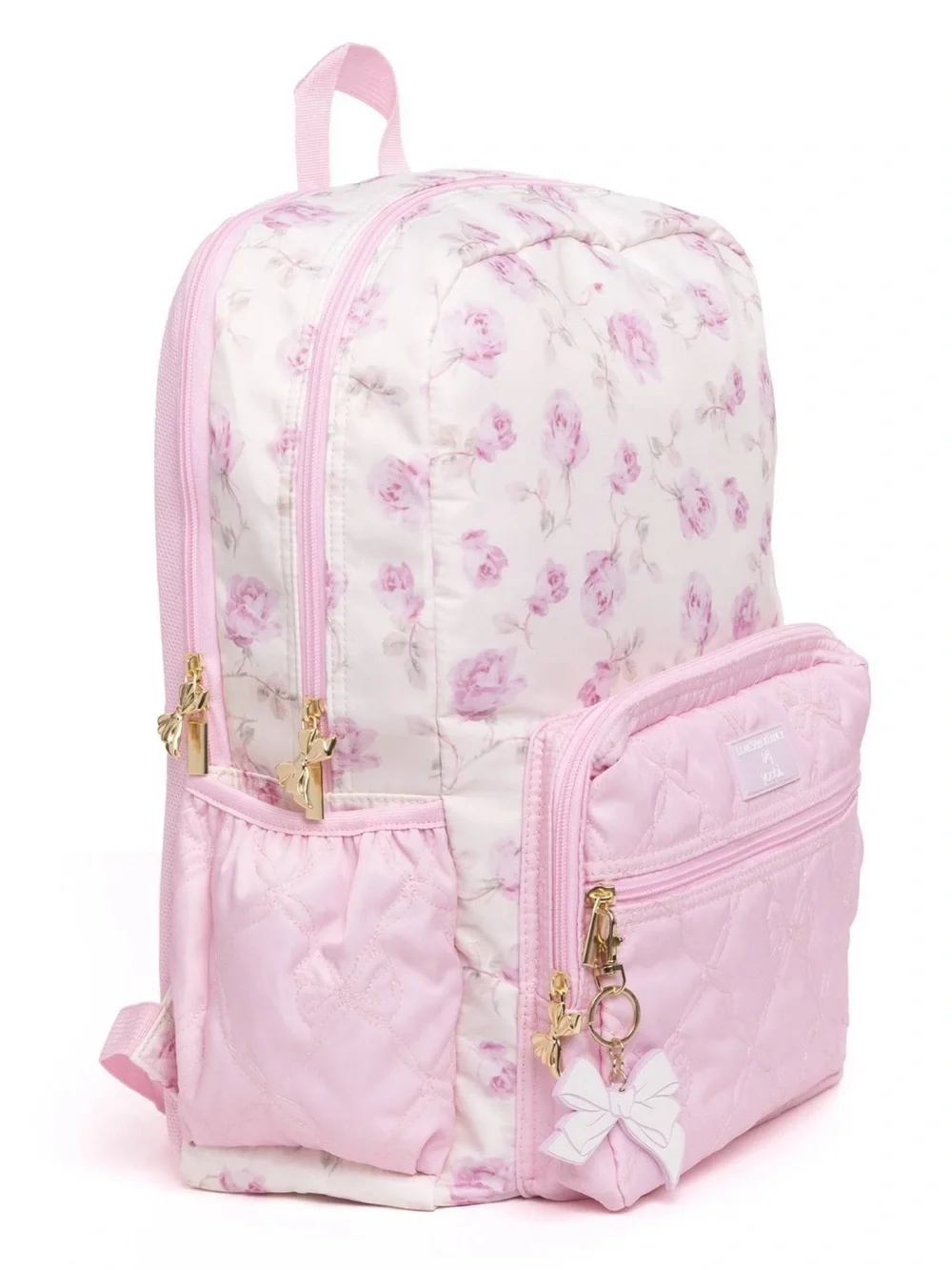 LoveShackFancy × Target - Yoobi Ribbon Rosa Backpack Sterling Dusk $89
